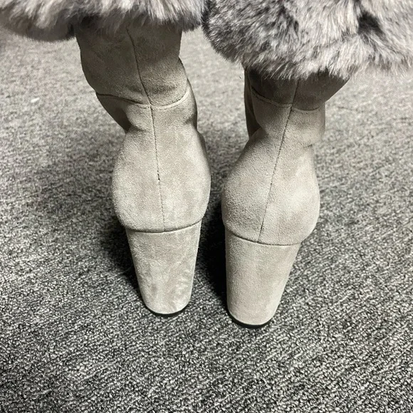 Nine west chrissa ankle boot size 7 light gray - Picture 8 of 9
